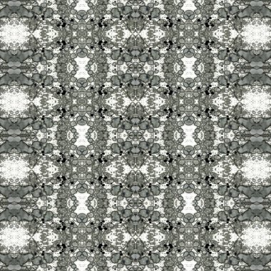 Kusursuz simetrik desen. Kusursuz bir doku. Soyut arkaplan