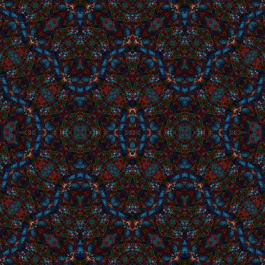 Kusursuz simetrik desen. Kusursuz bir doku. Soyut arkaplan