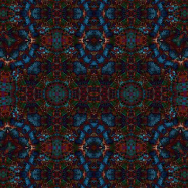 Kusursuz simetrik desen. Kusursuz bir doku. Soyut arkaplan