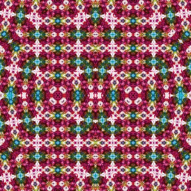 Kusursuz simetrik desen. Kusursuz bir doku. Soyut arkaplan