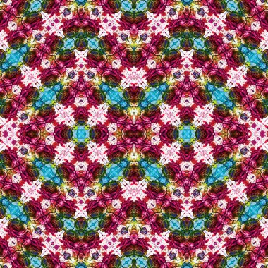 Kusursuz simetrik desen. Kusursuz bir doku. Soyut arkaplan