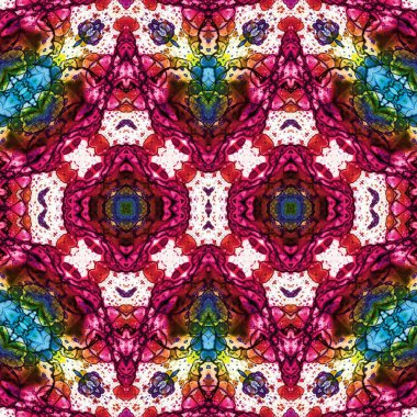 Kusursuz simetrik desen. Kusursuz bir doku. Soyut arkaplan