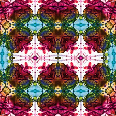 Kusursuz simetrik desen. Kusursuz bir doku. Soyut arkaplan