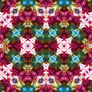 Kusursuz simetrik desen. Kusursuz bir doku. Soyut arkaplan