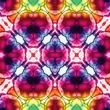 Kusursuz simetrik desen. Kusursuz bir doku. Soyut arkaplan