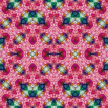 Kusursuz simetrik desen. Kusursuz bir doku. Soyut arkaplan