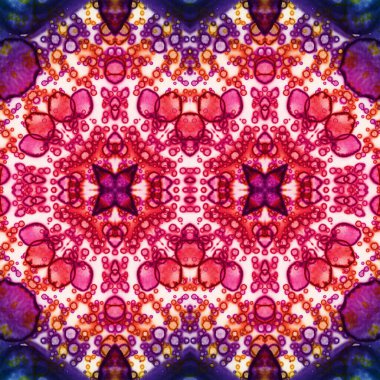 Kusursuz simetrik desen. Kusursuz bir doku. Soyut arkaplan