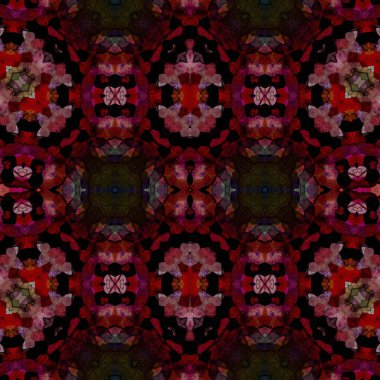 Kusursuz simetrik desen. Kusursuz bir doku. Soyut arkaplan