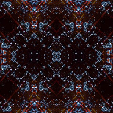 Kusursuz simetrik desen. Kusursuz bir doku. Soyut arkaplan