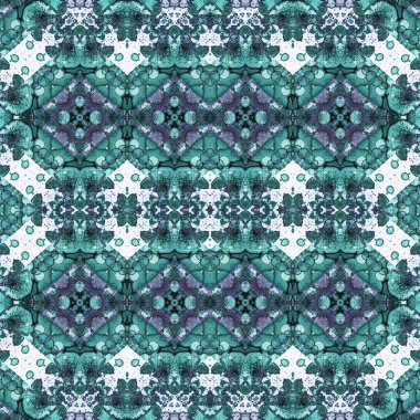 Kusursuz simetrik desen. Kusursuz bir doku. Soyut arkaplan