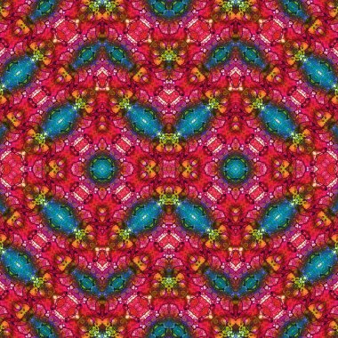 Kusursuz simetrik desen. Kusursuz bir doku. Soyut arkaplan