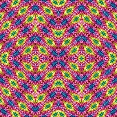 Kusursuz simetrik desen. Kusursuz bir doku. Soyut arkaplan