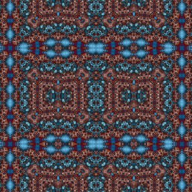 Kusursuz simetrik desen. Kusursuz bir doku. Soyut arkaplan