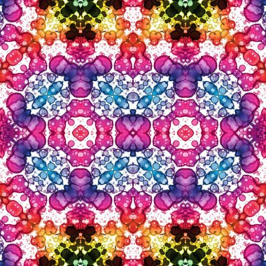 Kusursuz simetrik desen. Kusursuz bir doku. Soyut arkaplan