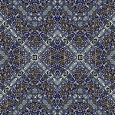 Kusursuz simetrik desen. Kusursuz bir doku. Soyut arkaplan