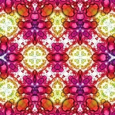 Kusursuz simetrik desen. Kusursuz bir doku. Soyut arkaplan