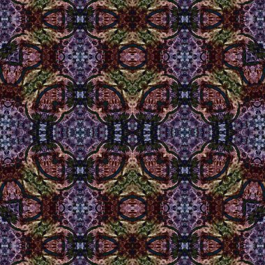 Kusursuz simetrik desen. Kusursuz bir doku. Soyut arkaplan