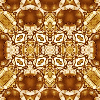 Kusursuz simetrik desen. Kusursuz bir doku. Soyut arkaplan