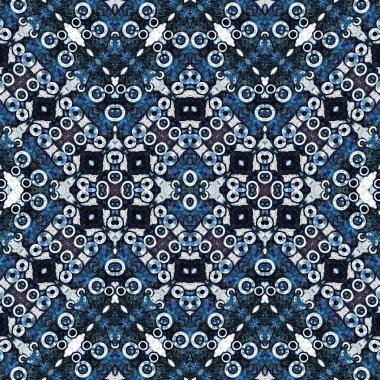 Kusursuz simetrik desen. Kusursuz bir doku. Soyut arkaplan