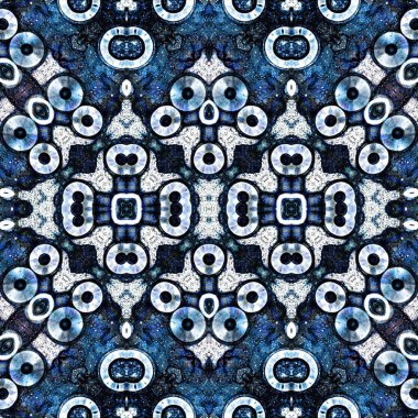 Kusursuz simetrik desen. Kusursuz bir doku. Soyut arkaplan