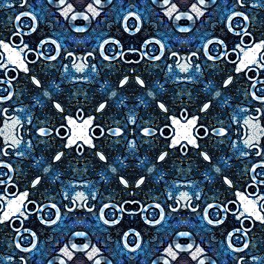 Kusursuz simetrik desen. Kusursuz bir doku. Soyut arkaplan