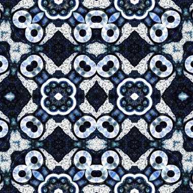 Kusursuz simetrik desen. Kusursuz bir doku. Soyut arkaplan