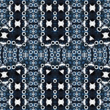 Kusursuz simetrik desen. Kusursuz bir doku. Soyut arkaplan