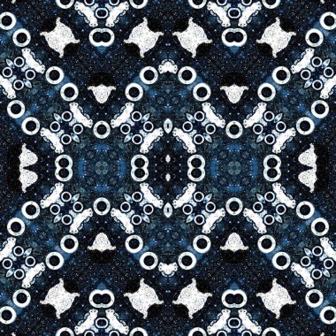 Kusursuz simetrik desen. Kusursuz bir doku. Soyut arkaplan