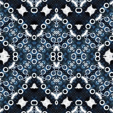 Kusursuz simetrik desen. Kusursuz bir doku. Soyut arkaplan