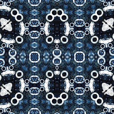 Kusursuz simetrik desen. Kusursuz bir doku. Soyut arkaplan