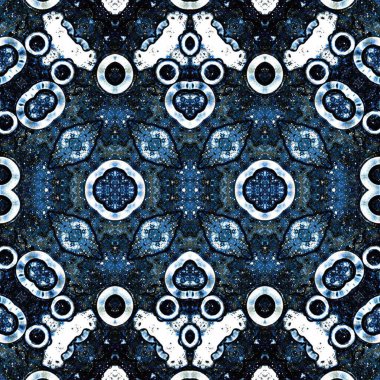 Kusursuz simetrik desen. Kusursuz bir doku. Soyut arkaplan