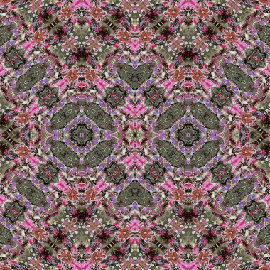 Kusursuz simetrik desen. Kusursuz bir doku. Soyut arkaplan