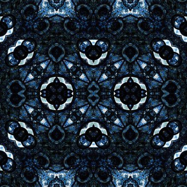 Kusursuz simetrik desen. Kusursuz bir doku. Soyut arkaplan