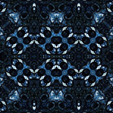 Kusursuz simetrik desen. Kusursuz bir doku. Soyut arkaplan