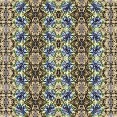 Kusursuz simetrik desen. Kusursuz bir doku. Soyut arkaplan