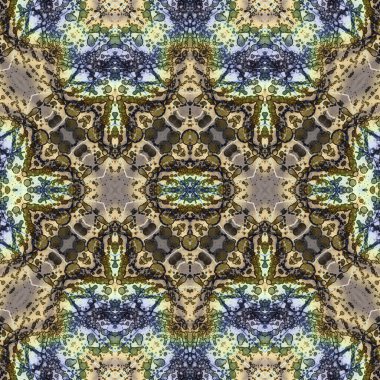 Kusursuz simetrik desen. Kusursuz bir doku. Soyut arkaplan