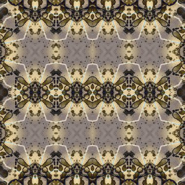 Kusursuz simetrik desen. Kusursuz bir doku. Soyut arkaplan