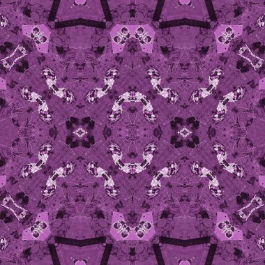 Kusursuz simetrik desen. Kusursuz bir doku. Soyut arkaplan