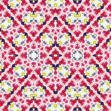 Kusursuz soyut desen. Kusursuz bir doku. Kaleydoskop arkaplanı