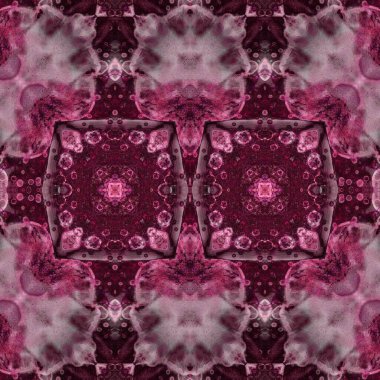 Kusursuz soyut desen. Kusursuz bir doku. Kaleydoskop arkaplanı