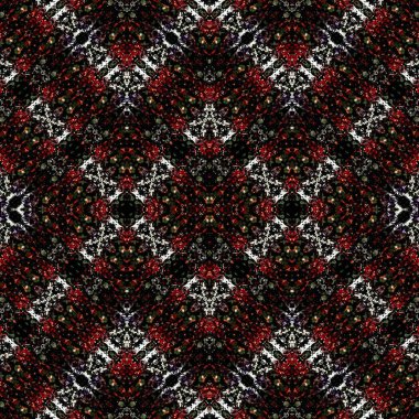 Kusursuz soyut desen. Kusursuz bir doku. Kaleydoskop arkaplanı