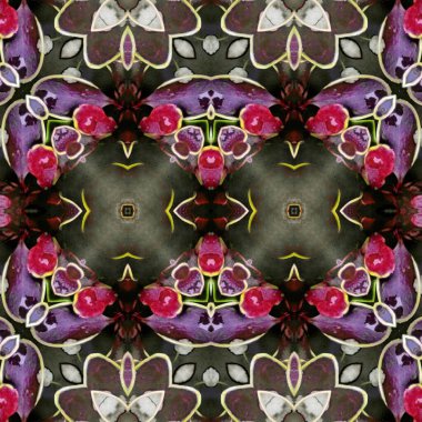 Kusursuz soyut desen. Kusursuz bir doku. Kaleydoskop arkaplanı