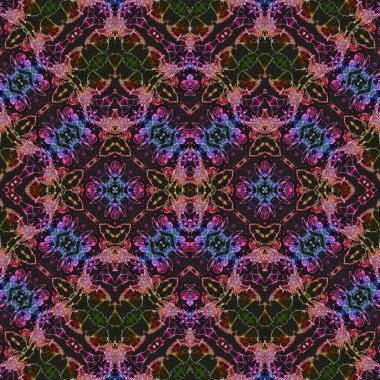 Kusursuz soyut desen. Kusursuz bir doku. Kaleydoskop arkaplanı