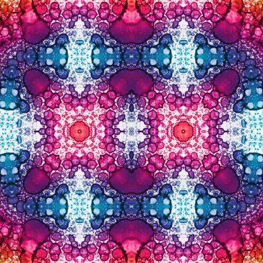 Kusursuz soyut desen. Kusursuz bir doku. Kaleydoskop arkaplanı