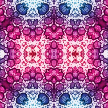 Kusursuz soyut desen. Kusursuz bir doku. Kaleydoskop arkaplanı