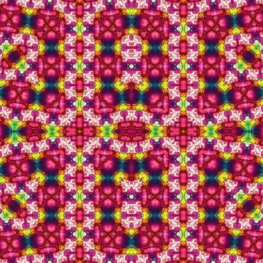 Kusursuz soyut desen. Kusursuz bir doku. Kaleydoskop arkaplanı