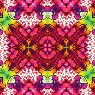 Kusursuz soyut desen. Kusursuz bir doku. Kaleydoskop arkaplanı