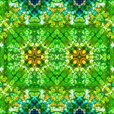 Kusursuz soyut desen. Kusursuz bir doku. Kaleydoskop arkaplanı