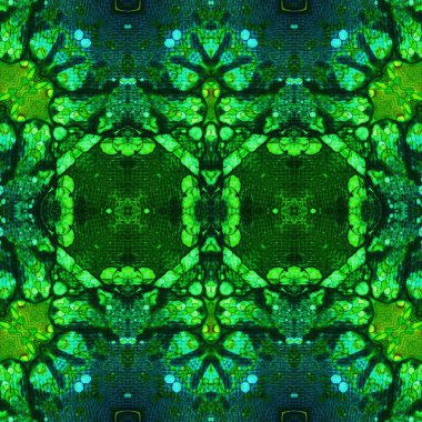 Kusursuz soyut desen. Kusursuz bir doku. Kaleydoskop arkaplanı