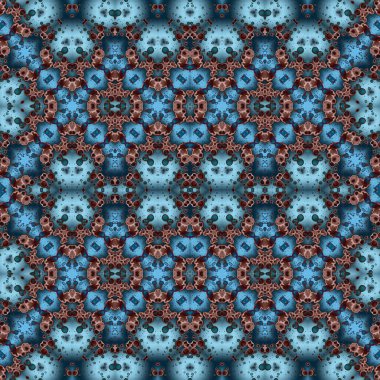 Kusursuz soyut desen. Kusursuz bir doku. Kaleydoskop arkaplanı